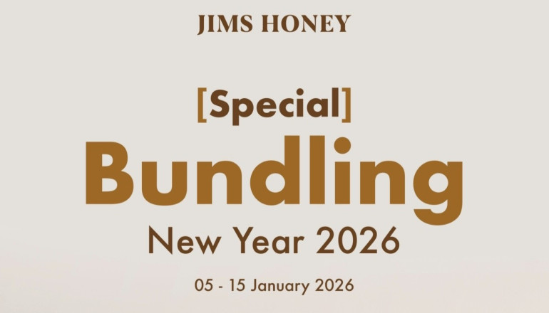 Promo Special Bundling New Year Jims Honey Periode 5–15 Januari 2026, Lebih Hemat Lebih Stylish!