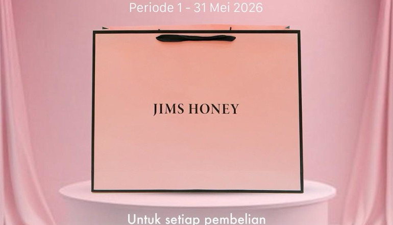 Special Promo MayDay Free Paperbag Jims Honey 1-31 Mei 2026