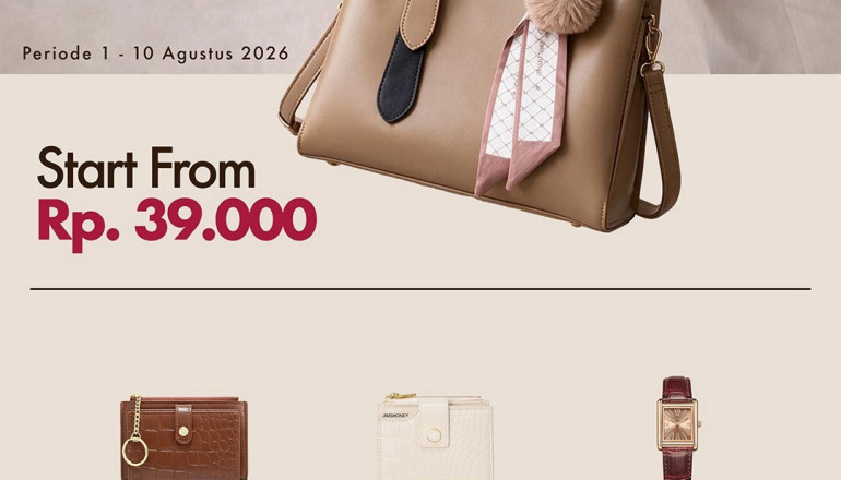 Road to 8.8! Tas & Dompet Jims Honey Mulai Rp39 Ribu, Cuma 10 Hari
